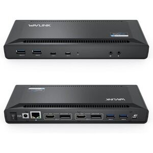 WAVLINK WL-UG69DK5 Universal USB-C USB-A‎ Dual 4K 5K Docking Station